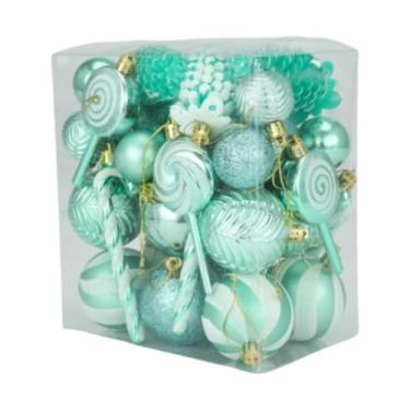 Imagem de shamjina 40Pcs Bolas de Natal Enfeites de Árvore de Natal Bolas de 1,57", 2,36" Bolas de Natal para Centro de Mesa Lembrancinhas de Festa em Casa Guirlanda