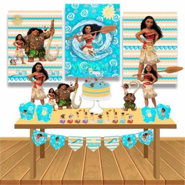 Imagem de Kit Festa Infantil Moana Lembrancinha Decoração - Cg Mimo Kids