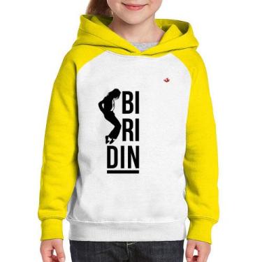 Imagem de Moletom Infantil Biridin - Foca na Moda, Branco, Amarelo, 2