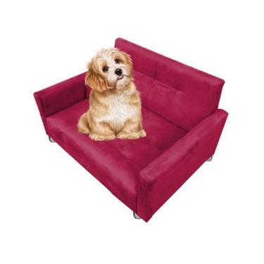 Imagem de Sofá Pet  Pra Cães Ou Gatos Porte Pequeno - Beatriz Decor , VERMELHO