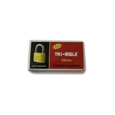 Imagem de Cadeado Tri-Angles 20 mm Para Malas, Bolsas, Armário