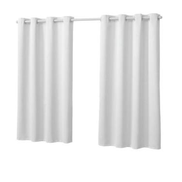 Imagem de Cortina Curta 100% Blecaute 2.20x1.30 Corta Luz Cozinha - ENTROU COMPR