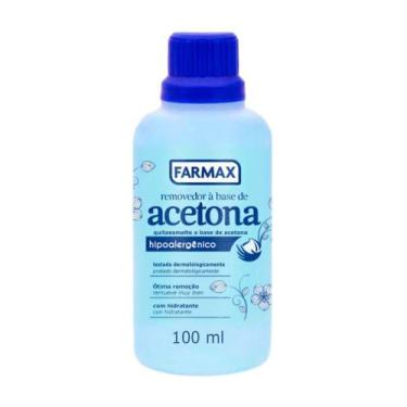 Imagem de Farmax Removedor Esmalte Acetona Blue 100ML