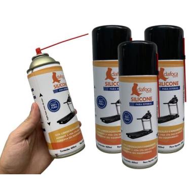 Imagem de Kit 3 Silicones Lubrificante Esteira Bicicleta Elétrica e Uso Geral Sp