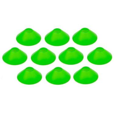 Imagem de Cone Tartaruga Kit Com 10 Unidades - VKG ESPORTES, Verde
