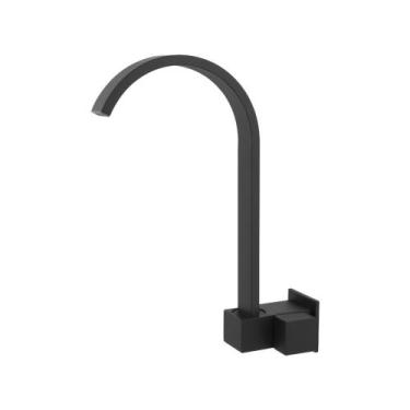 Imagem de Torneira Parede Bica Móvel Alta Cascata Cozinha Banheiro Luxo - HC MET