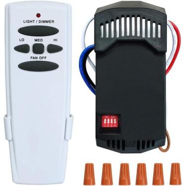 Imagem de Youziy Universal Ceiling Fan Remote Control and Receiver Kit, Substitu