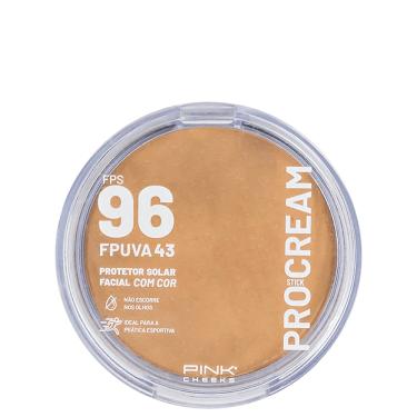 Imagem de Pink Cheeks Pro Cream PRO10 FPS 96 - Protetor Solar Multifuncional com Cor 14g