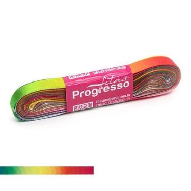 Imagem de Fita de Cetim Arco Íris Nº 01 7mm c/ 10 metros - Fitas Progresso, 02
