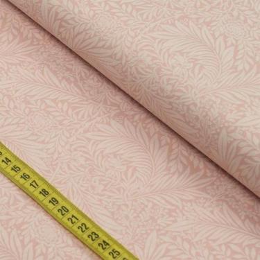 Imagem de Tecido Estampado para Patchwork - Summer Fresh : Folhagem Salmão Claro