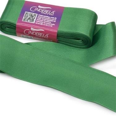 Imagem de Fita de Cetim nº 09 38mm com 10 Metros - Cinderela, 17 VERDE BANDEIRA