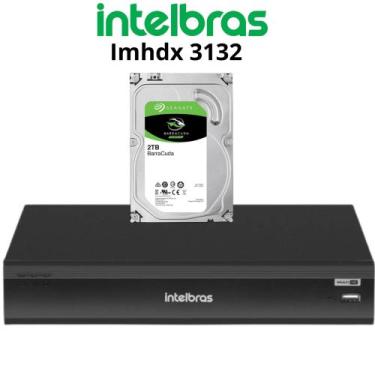 Imagem de Dvr Intelbras Imhdx 3132 Multi Hd 5mp 32 Canais Ia E Reconhecimento Fa