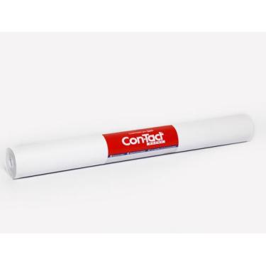 Imagem de Papel Adesivo Contact Branco Fosco Envelopamento Cozinha Móveis Armári