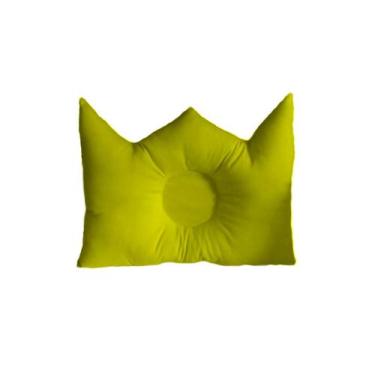 Imagem de Travesseiro RN Bebê Anti Cabeça Chata Formato Coroa Plagiocefalia Happ