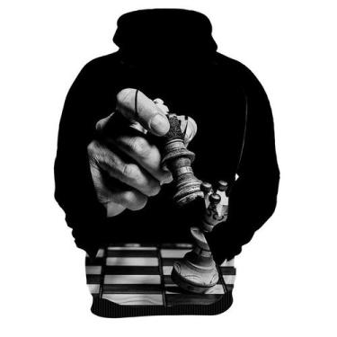 Imagem de Moletom Casaco Jogo Tabuleiro Xadrez Rei Torre Rainha HD 12 - Enjoy Sh