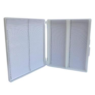 Imagem de Caixa porta laminas Laminario em plastico branco para 100 lugares  - D