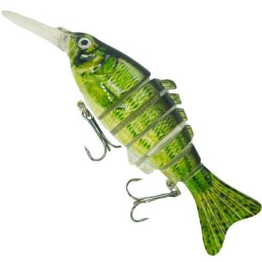 Imagem de Isca Artificial Articulada FSSPESCA 16g 9cm - 7 Sessões, Verde