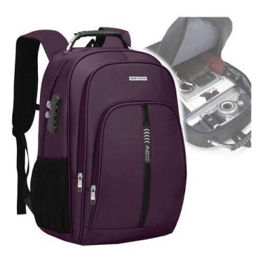 Imagem de Mochila Bolsa Feminina Masculina Notebook Reforçada Escolar Faculdade 