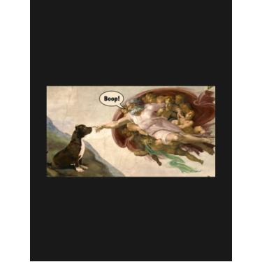 Imagem de Notebook: Boop The Snoot of Pitbull Funny Pittie Pit Bull Dog Meme: Writing and Journaling for All Ages All Genders| 8.5x11 inches 100 Pages