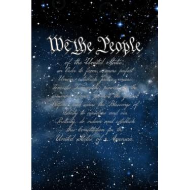 Imagem de Notebook Glossy: WE THE PEOPLE - Preamble Of The US Constitution - Patriotic 110 Pages - 6x9 inches