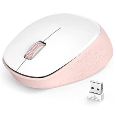 Imagem de LeadsaiL Mouse sem fio para laptop, mouse USB silencioso de 2,4 G, mouse óptico fino sem fio, 3 botões, 1600 DPI para Windows 10/8/7/Mac/Macbook Pro/Air/HP/Dell/Lenovo/Acer