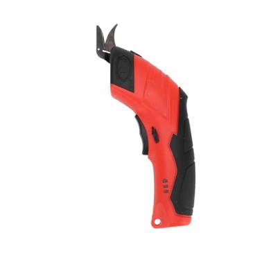 Imagem de Tesoura Elétrica, 4,2 V 10000 RPM Máquina de Corte de Tecido Tesoura Elétrica Cortador de Papelão Cortador de Tecido Com Interruptor de (1 cabeça de aço de tungstênio)