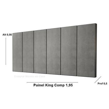 Imagem de Painel Cabeceira Box King 1,95 Million Cores - Comprar Moveis em Casa 