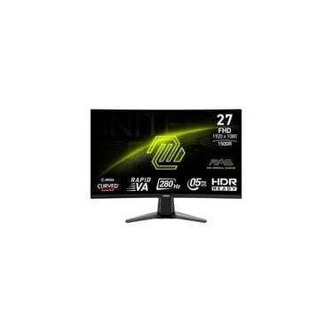 Imagem de Monitor Gamer Curvo MSI MAG 27" FHD, 280Hz, 0.5ms, VA, Adaptive-Sync, DP e HDMI, HDR, Preto - 276CXF