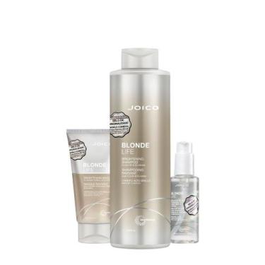 Imagem de Kit Joico Blonde Life Smart Release Shampoo Máscara Oil 100 (3 produto
