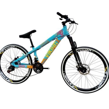 Imagem de Bicicleta 26 VikingX Tuff25 21v Indexada Freeride Freio Disco Mecânico Pneu Slick Fino Fx1.50-Unissex