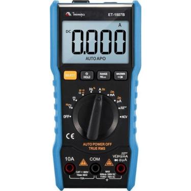 Imagem de Multímetro Digital 600V True Rms, Ncv, Capacitância, Frequência ET-1507B Minipa