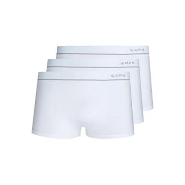 Imagem de Kit com 3 Cuecas Sunga Lupo 676-002, Branco, P