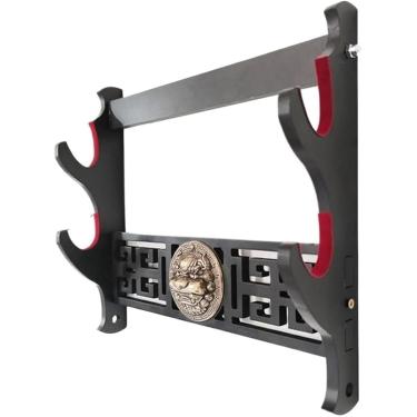 Imagem de Suporte de espada Samurai, suporte de parede para espada, suporte de espada para montagem na parede, suporte para espada, suporte de 1/2/3/4 camadas para montagem na parede, display de espad