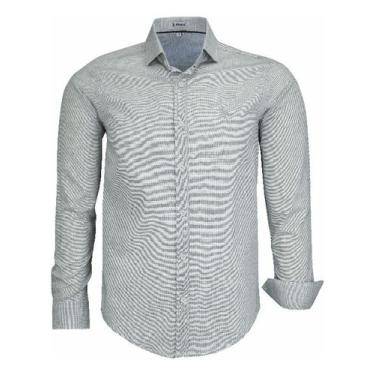 Imagem de Camisa Social Masculina Amil Comfort Manga Longa 1866, Cor 01, 3