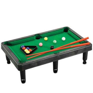 Imagem de Mesa De Sinuca Bilhar Pequena Infantil De Brinquedo Portátil Desmontáv