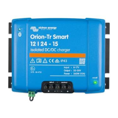 Imagem de Victron Energy Carregador inteligente CC para CC Orion-Tr (Bluetooth) - 12/24-Volt 15 amp 360-Watt - Carregador de bateria para sistemas de bateria dupla - isolado