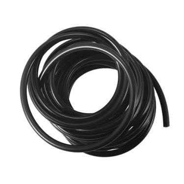 Imagem de REPAIROCK Tubo de 0,31" x 236" 8 mm x 6 m Carburador Linha de ventilação de combustível Linha universal de gasolina Tubo de mangueira para ATV Dirt Bike Go Kart Moped Pocket Bike Preto Auto peças de