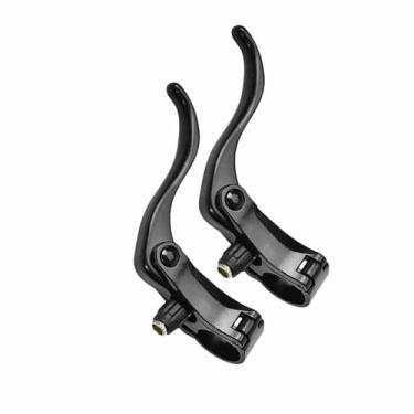 Imagem de Alavanca de Freio, Alavanca de Freio de Bicicleta Preta/prata, 24mm, 1 par para Bicicleta de Estrada, Mountain Bike, Aplicações Personalizadas, Engrenagem Fixa, Velocidades