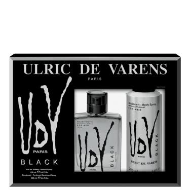 Imagem de Ulric de Varens Kit UDV Black Masculino - Eau de Toilette 100ml + Desodorante 200ml