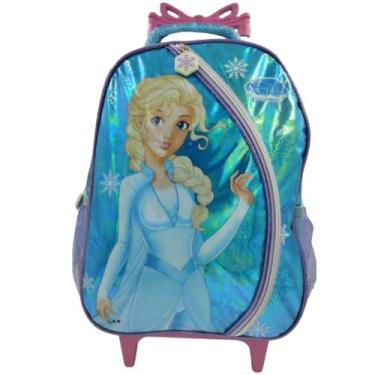 Imagem de Mochila Escolar Com Rodinhas Feminina Impermeável Para Menina Estampas