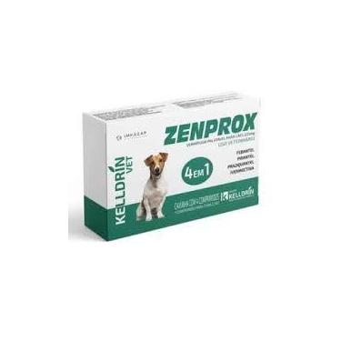 Imagem de Antiparasitário 4 em 1 ZENPROX para Cães e Gatos de Todas as Raças e T