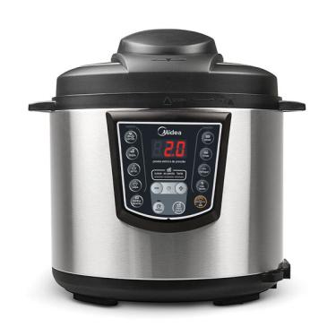 Imagem de Panela De Pressão Elétrica 6 L Digital Inox Midea Ppa72 - 220v