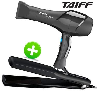 Imagem de Secador Taiff New Smart 1700w 110v + Prancha Classic 180°c Taiff Bivolt