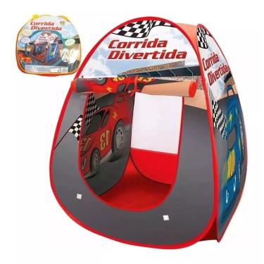 Imagem de Barraca Infantil Dobrável Toca Tenda Cabana Menino Corrida Divertida dm Toys DMT4691