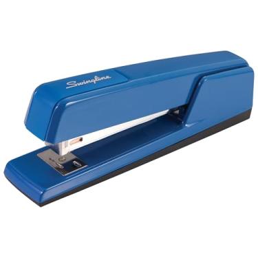 Imagem de Swingline Grampeador, capacidade para 30 folhas, grampeador clássico 747, sem atolamento, metal, azul royal (74724)
