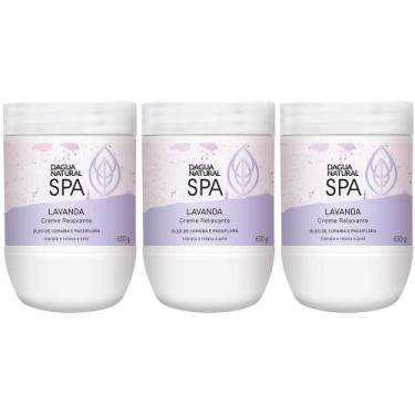 Imagem de Kit 3 Unidades Creme Relaxante Dagua Natural Spa Lavanda Óleo de Copaí