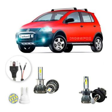 Imagem de Ultra Led Nano 22000lm Volkswagen Crossfox 2003-2007 H4 H3 - LUXLED y3