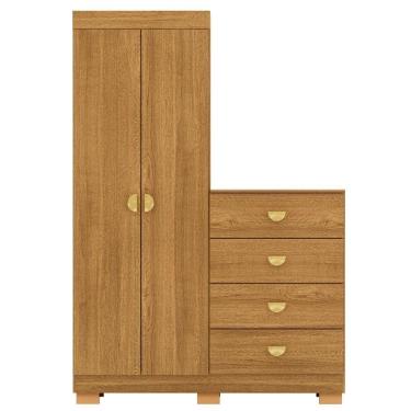 Imagem de Comoda Roupeiro 120 Cm 2 Portas Cris 20034 Nature Vlr