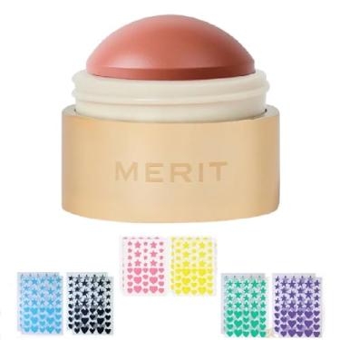 Imagem de NAPH - MERIT Blush Cremoso M Flush Balm (0,31 Oz) (Beverly Hills - Pêssego Suave) + Adesivo Para Acne Bônus (36 Unidades)