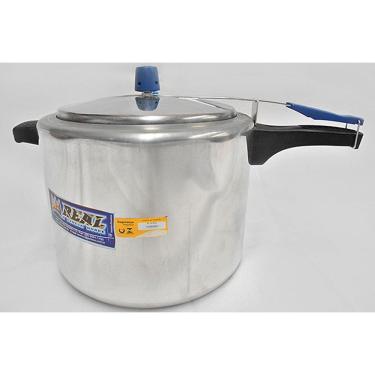 Imagem de Panela de Pressao 10L Fechamento Interno Polida Aluminio Real